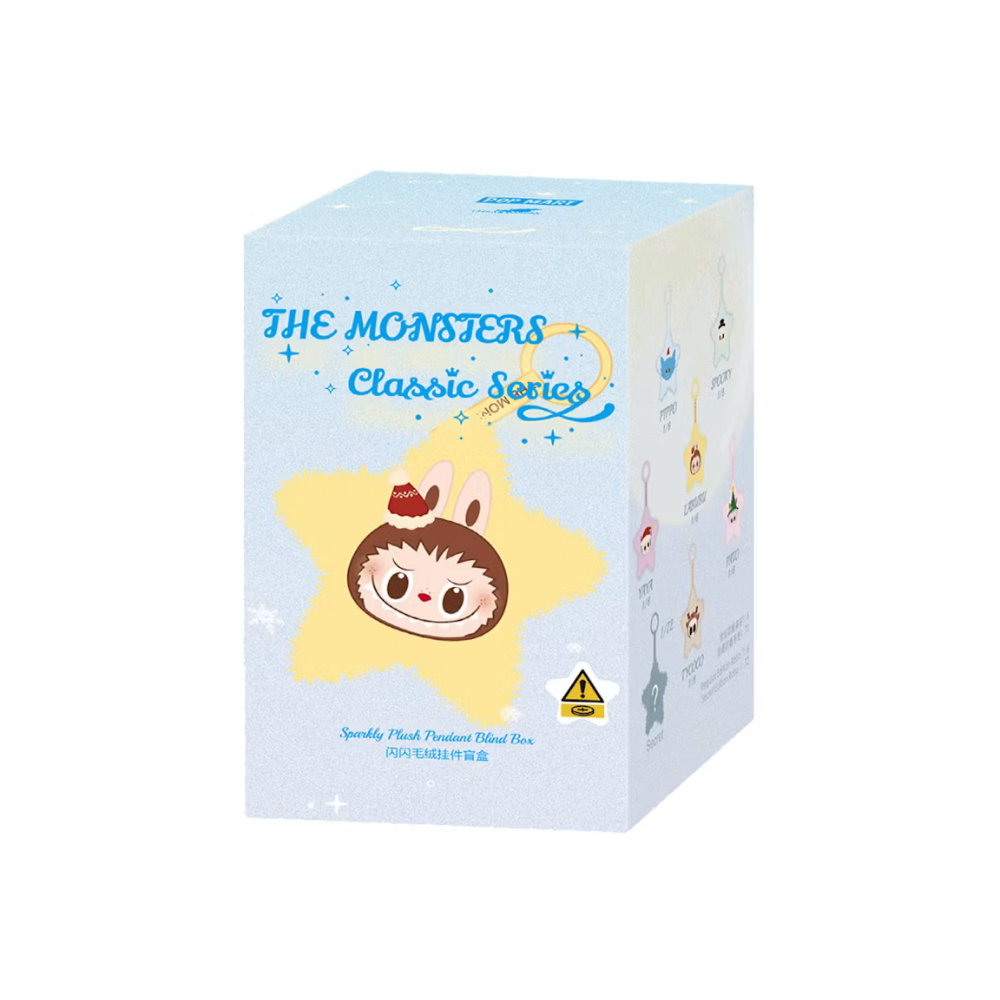 THE MONSTERS Classic Series – Sparkly Plush Pendant Blind Box