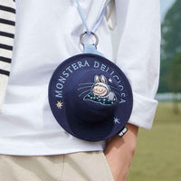Labubu mini monstera deliciosa hat bag – fall in wild series