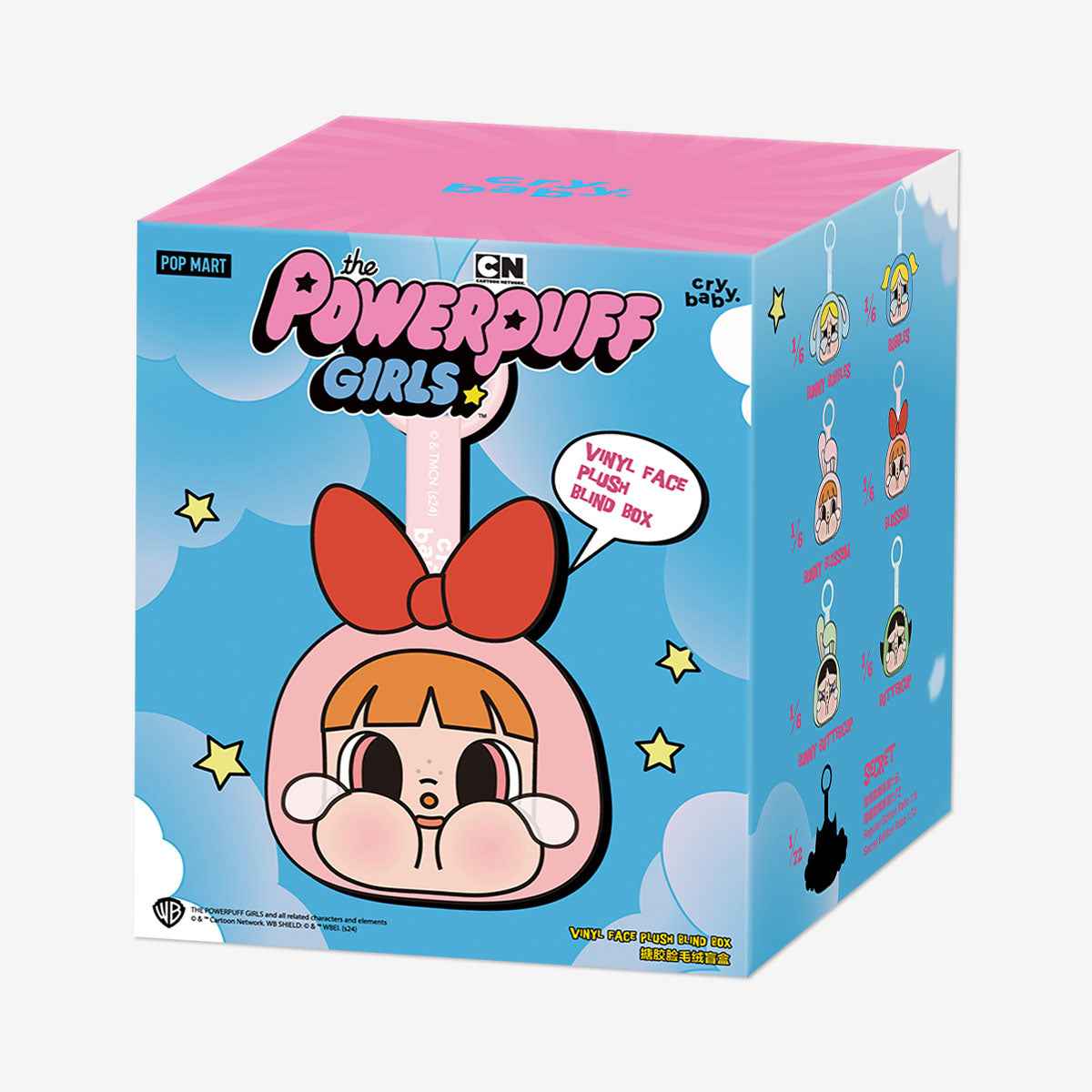 Crybaby × PowerPuff Girls Series-Vinyl Face Plush Box