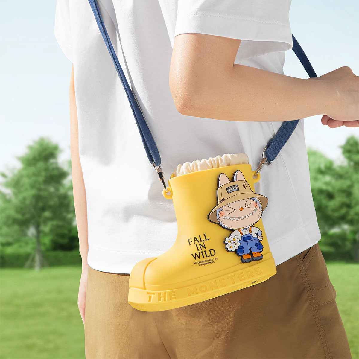 Labubu rain boot bag – fall in wild series