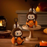 Happy Halloween Party Series-Sitting Pumpkin Vinyl Plush Pendant