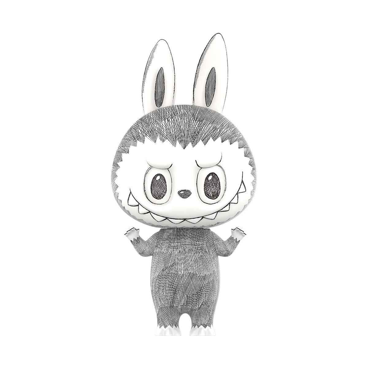 Mega labubu 400% sketch collector figure – pop mart elite art toy series