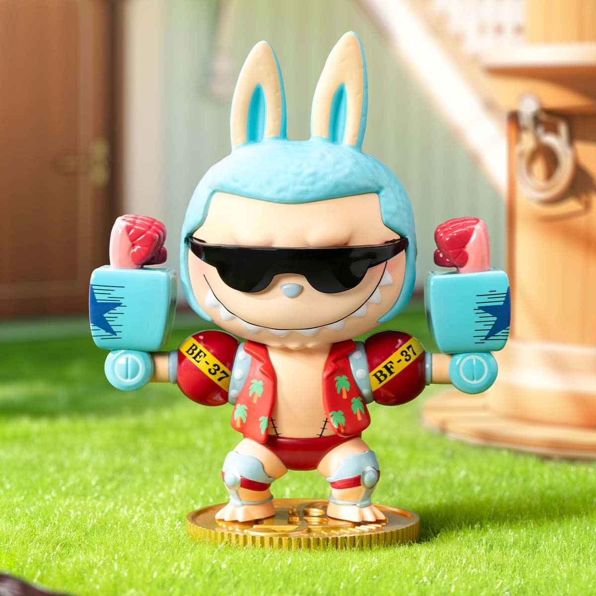 Labubu × One Piece – Franky Figurine