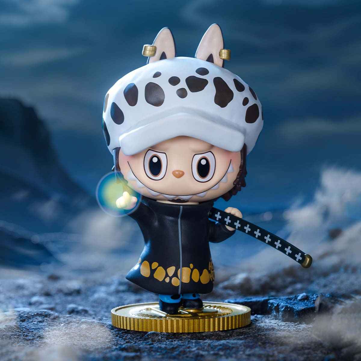 Labubu × One Piece – Trafalgar Law Figurine
