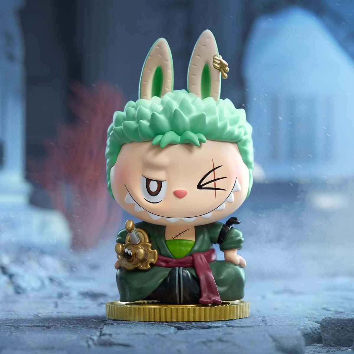 Labubu × One Piece – Roronoa Zoro Figurine