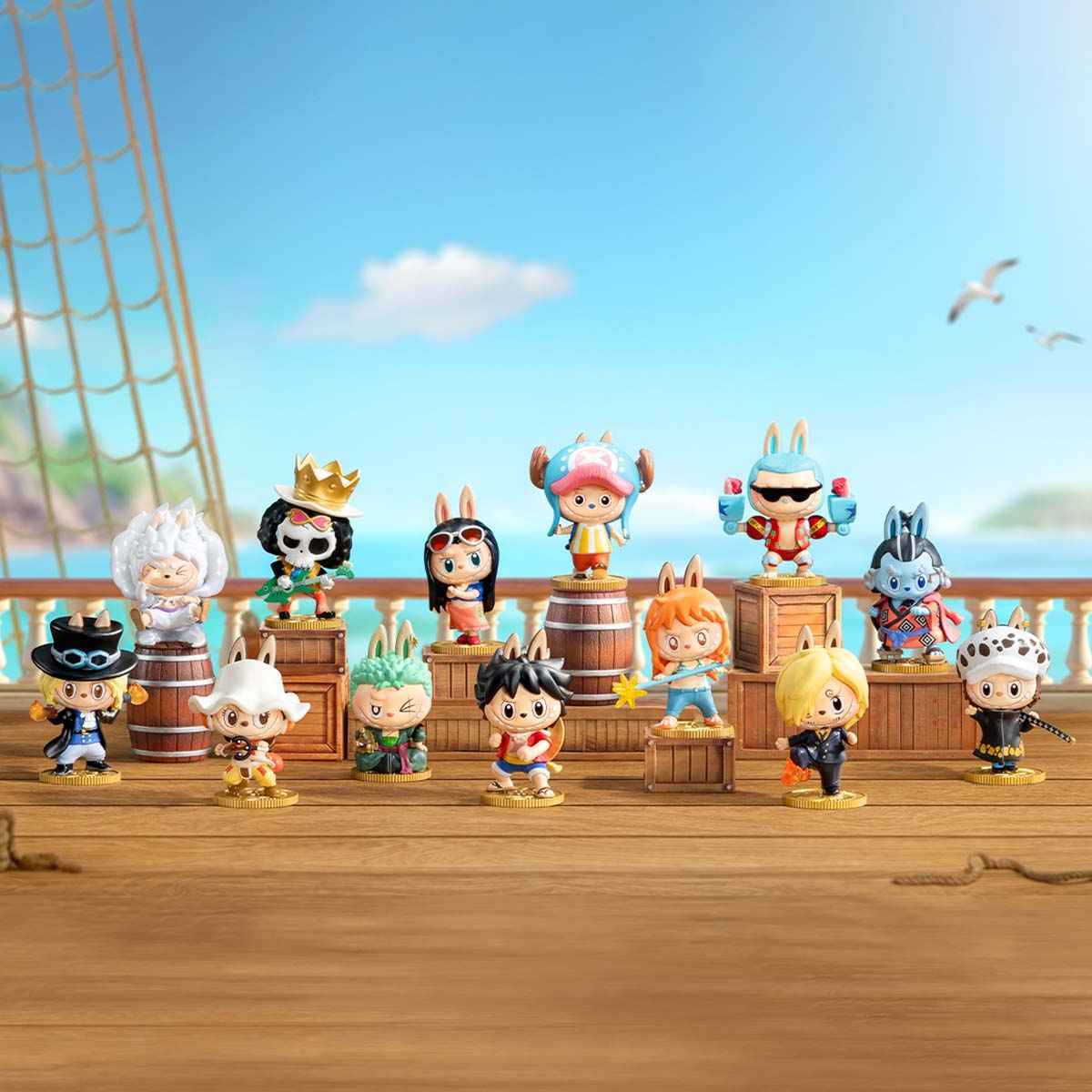 Labubu × One Piece – Blind Box (1 pc) | Chance at Secret Gear 5 (1/144)