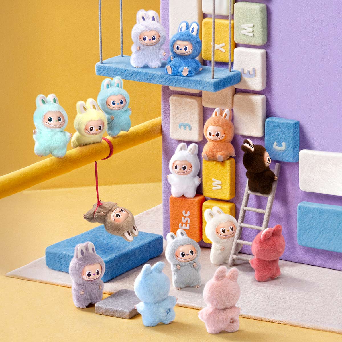 Labubu V4 – Pin For Love Series Blind Box (A-M Full Set)