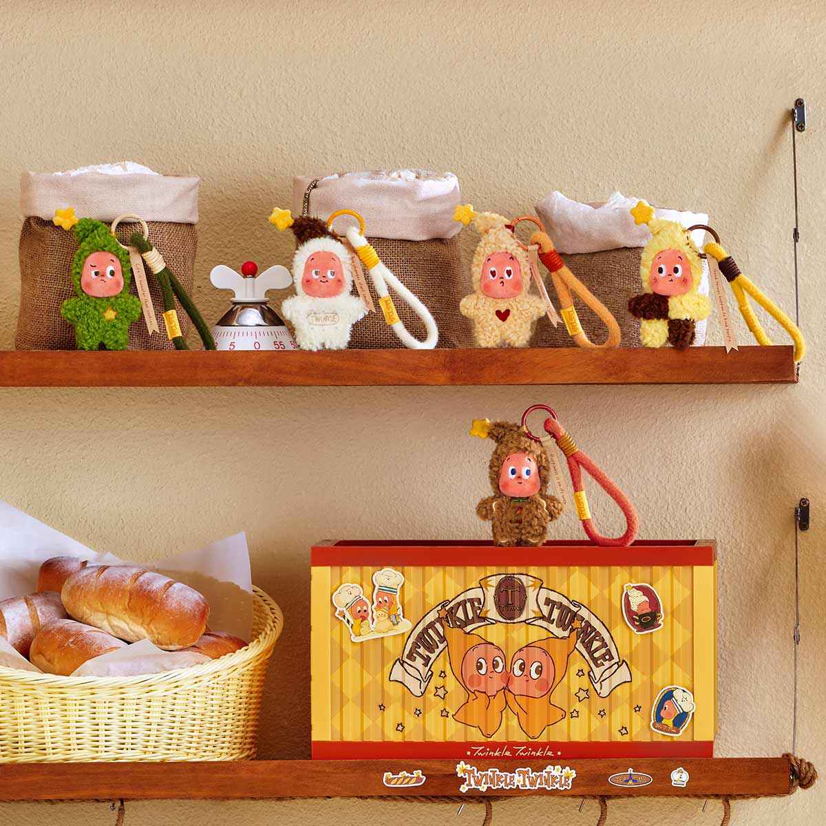 Twinkle Twinkle – Savor the Moment Series | Fresh-Baked Mini Cookies Plush Pendant Blind Box (Single Box / Full Set)