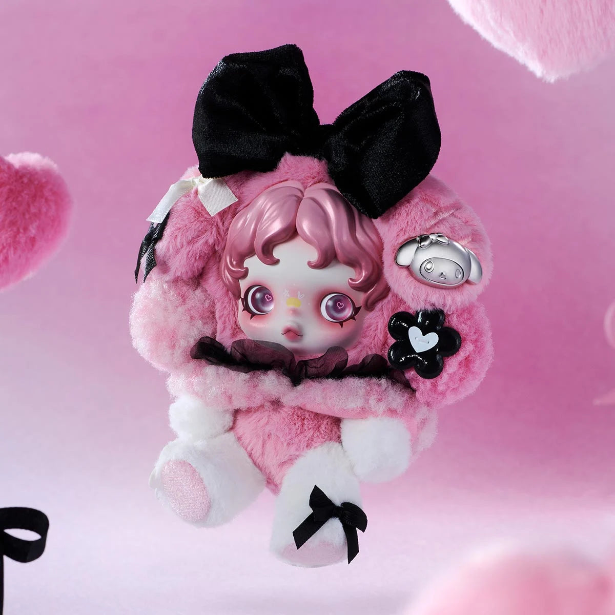 Colgante de peluche SKULLPANDA × My Melody