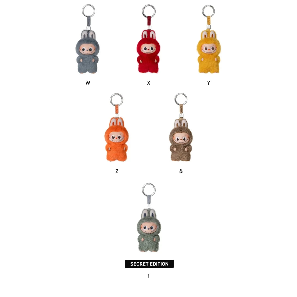 Labubu Pin For Love Series Blind Box (N–Z Single Box)
