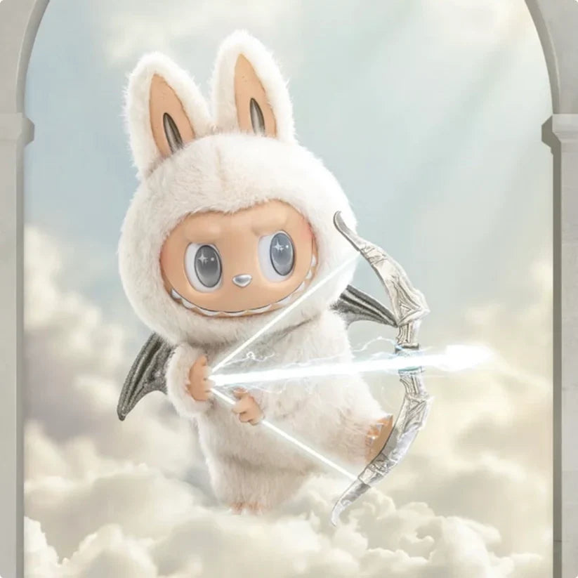 Mega labubu – Zimomo - angel in clouds – collector’s celestial edition