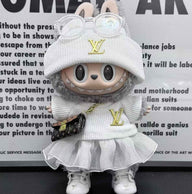 White Louis Vuitton Monogram Tulle Elegance Outfit