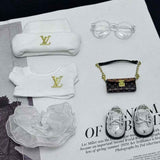 White Louis Vuitton Monogram Tulle Elegance Outfit