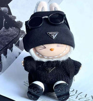 All Black Prada Knitted Outfit