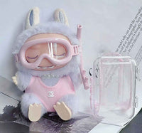 Pink Chanel Swim Outfit