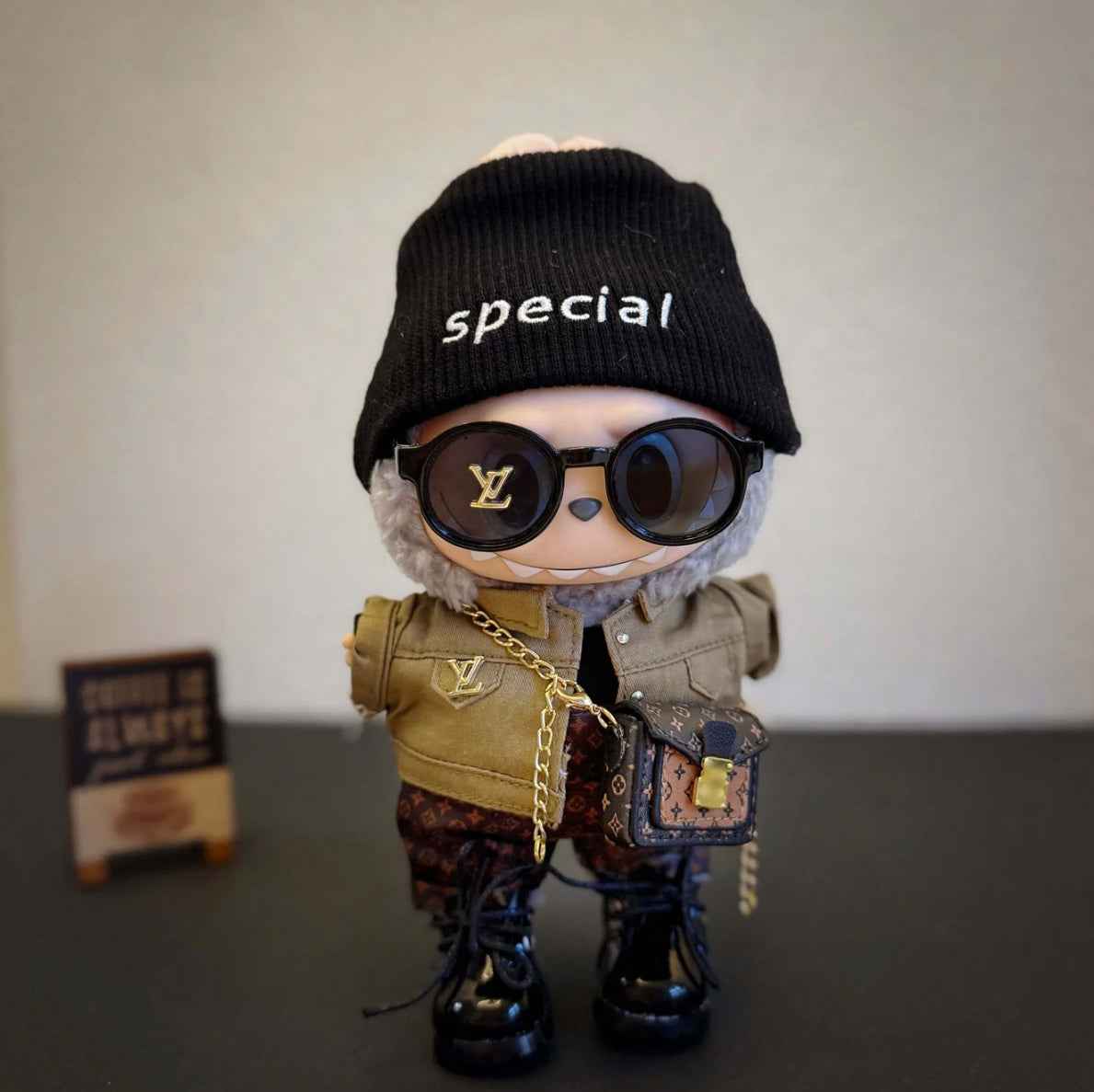 Khaki Louis Vuitton Monogram Outfit