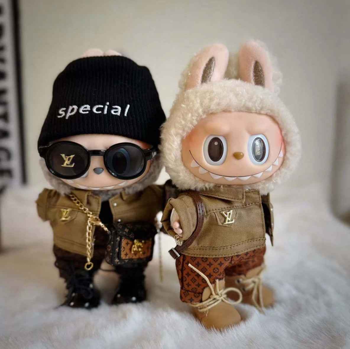 Khaki Louis Vuitton Monogram Outfit