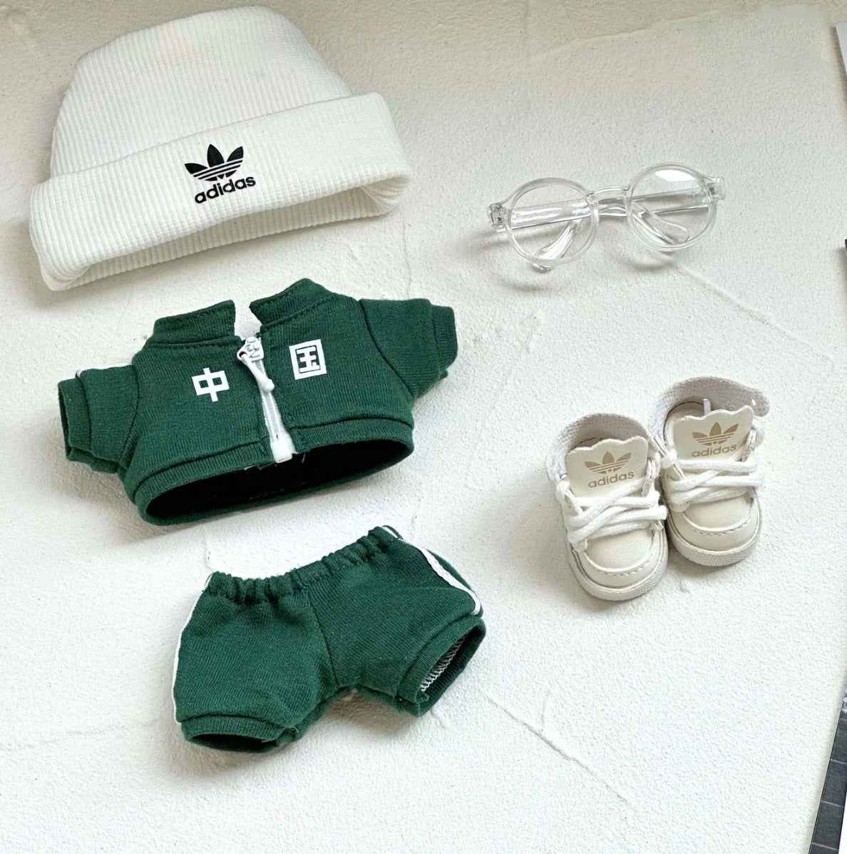 Green Adidas Sport Tracksuit Outfit