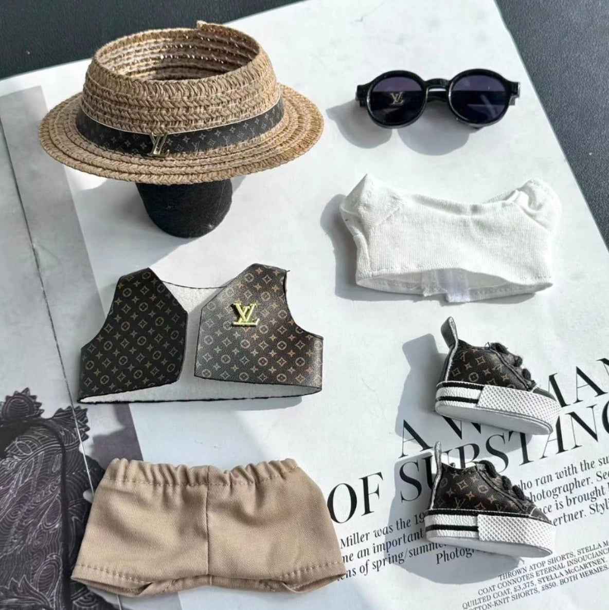 Brown Louis Vuitton Monogram Outfit