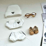 White Prada Luxe Tracksuit Outfit