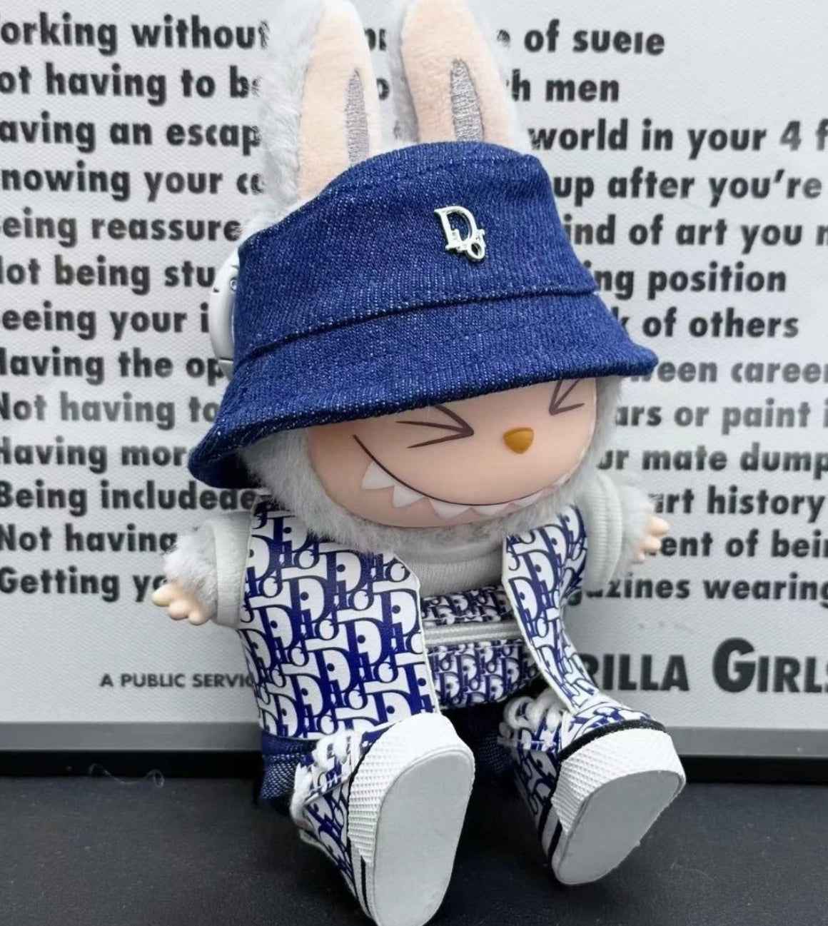 Dior oblique denim outfit