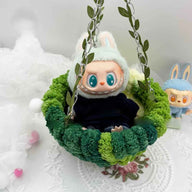 Hanging Hammock-Crochet-Style Bed