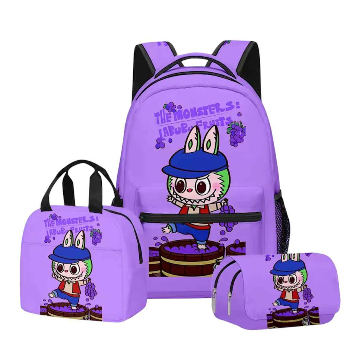 Labubu Crazy Grape Backpack — (Special Edition)