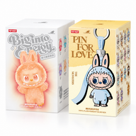 Labubu Big Into Energy and Labubu Pin for Love A–M duo studio packshot