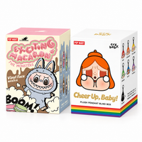 Labubu Exciting Macaron and CRYBABY Cheer Up Baby! duo studio packshot
