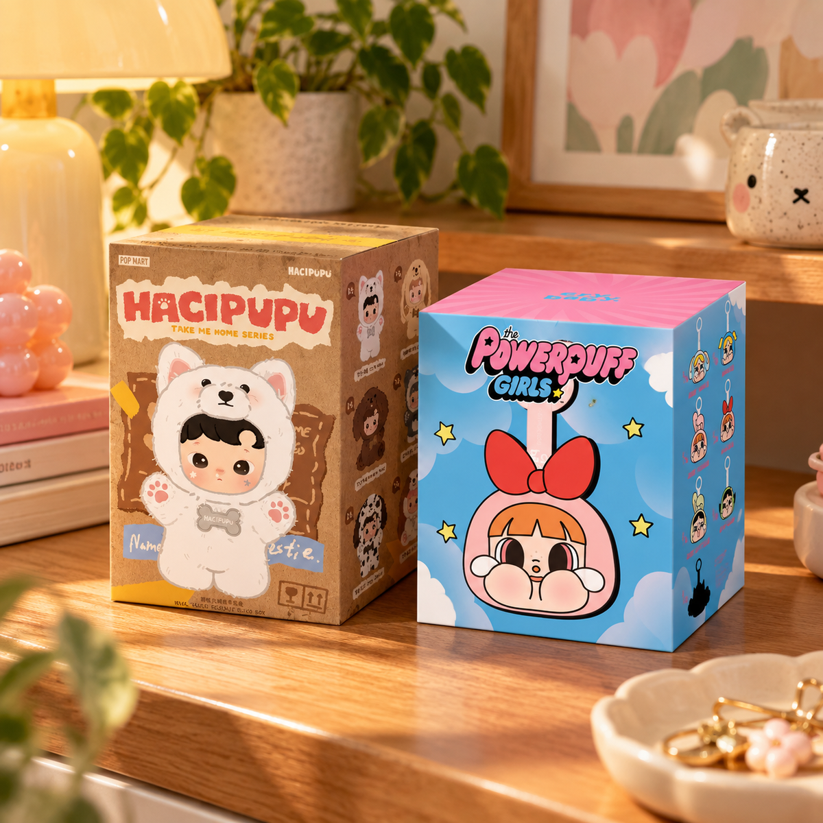 HACIPUPU Take Me Home and CRYBABY × Powerpuff Girls duo premium lifestyle