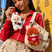 Labubu Coca-Cola + DIMOO WORLD × PIXAR Duo – 2 Blind Boxes — street lifestyle with the two collectibles at human scale
